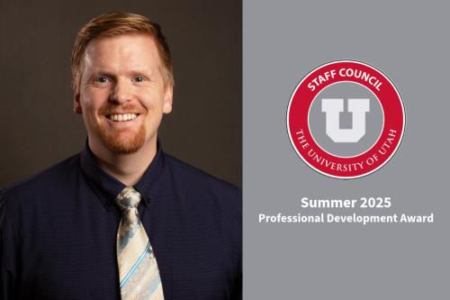 William Peterson (Dance) receives U Staff Council Summer 2025 Professional Development Award