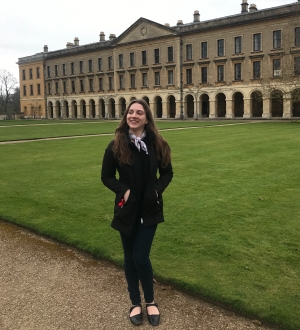 2019 Outstanding Art &amp; Art History senior Vasiliki Karahalios attends the Oxford Human Rights, Violent Conflict and the Struggle for Peace workshop.